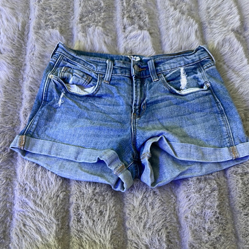 Blue Denim Women's Shorts
